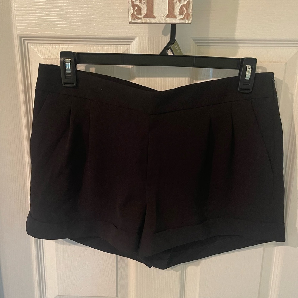 Express Black Cuffed Shorts - Size 12